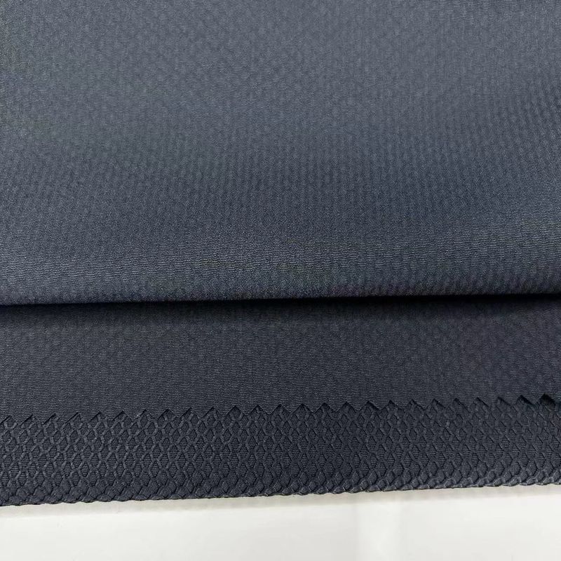 매시그리드 캐주얼 웨어 스포츠 웨어용 지속 가능한 재활용 직물 75D+40D*75D+40D+150D